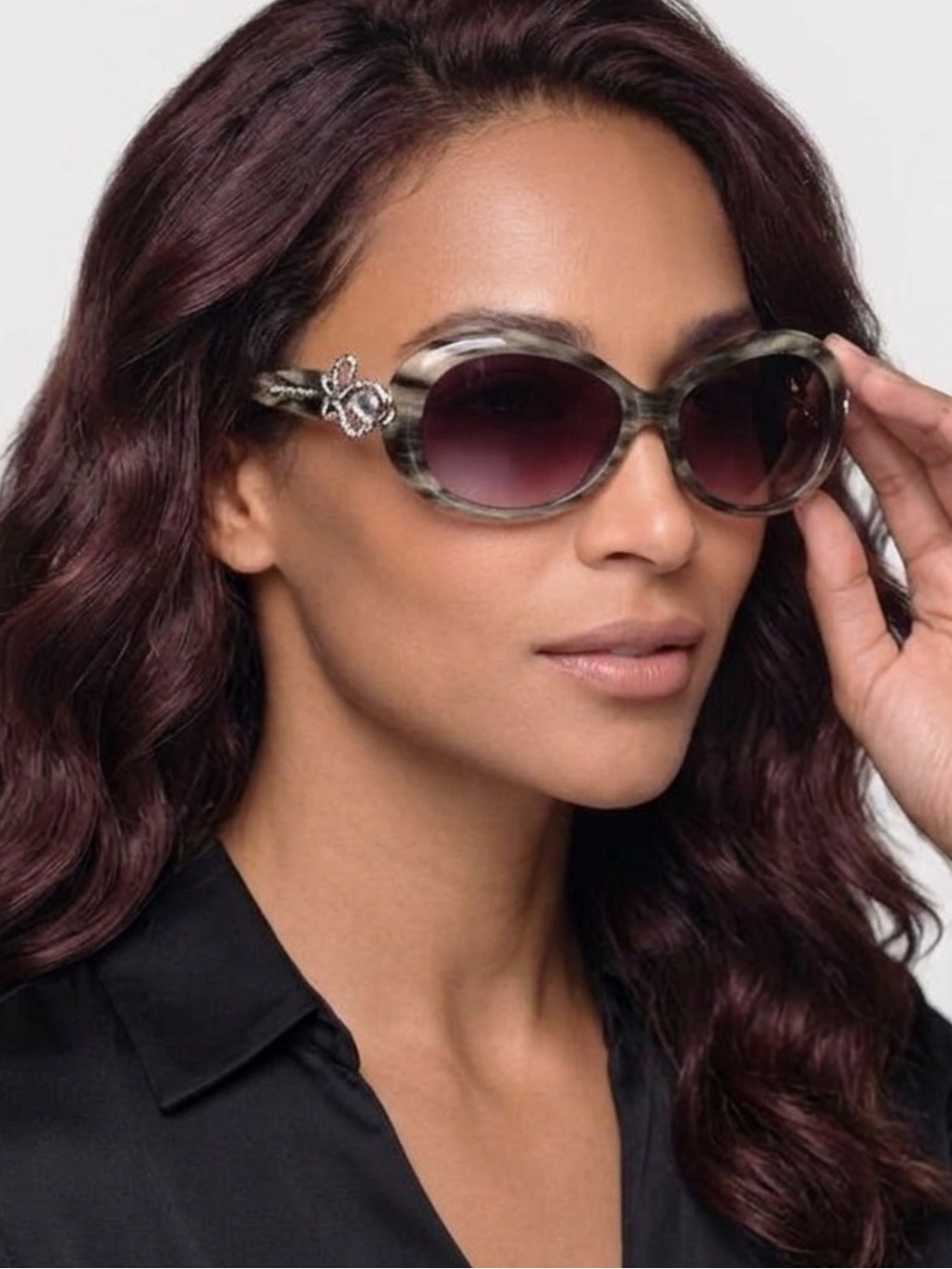 Brighton "McKinny" Oval Sunglasses.
